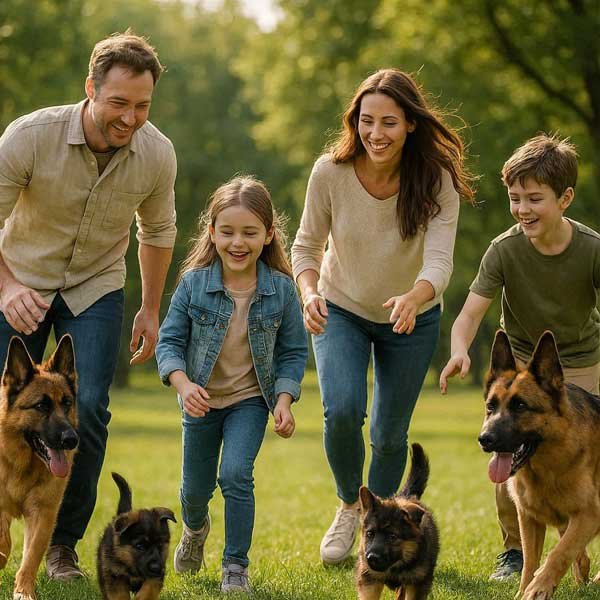 Pastor alemán juego