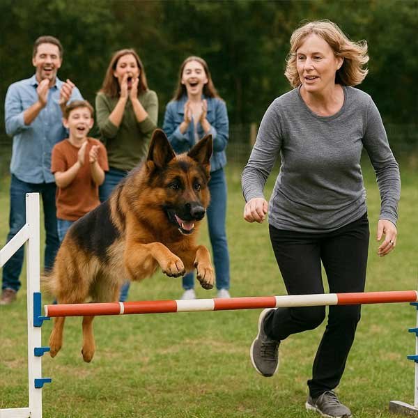 Salto Pastor Alemán